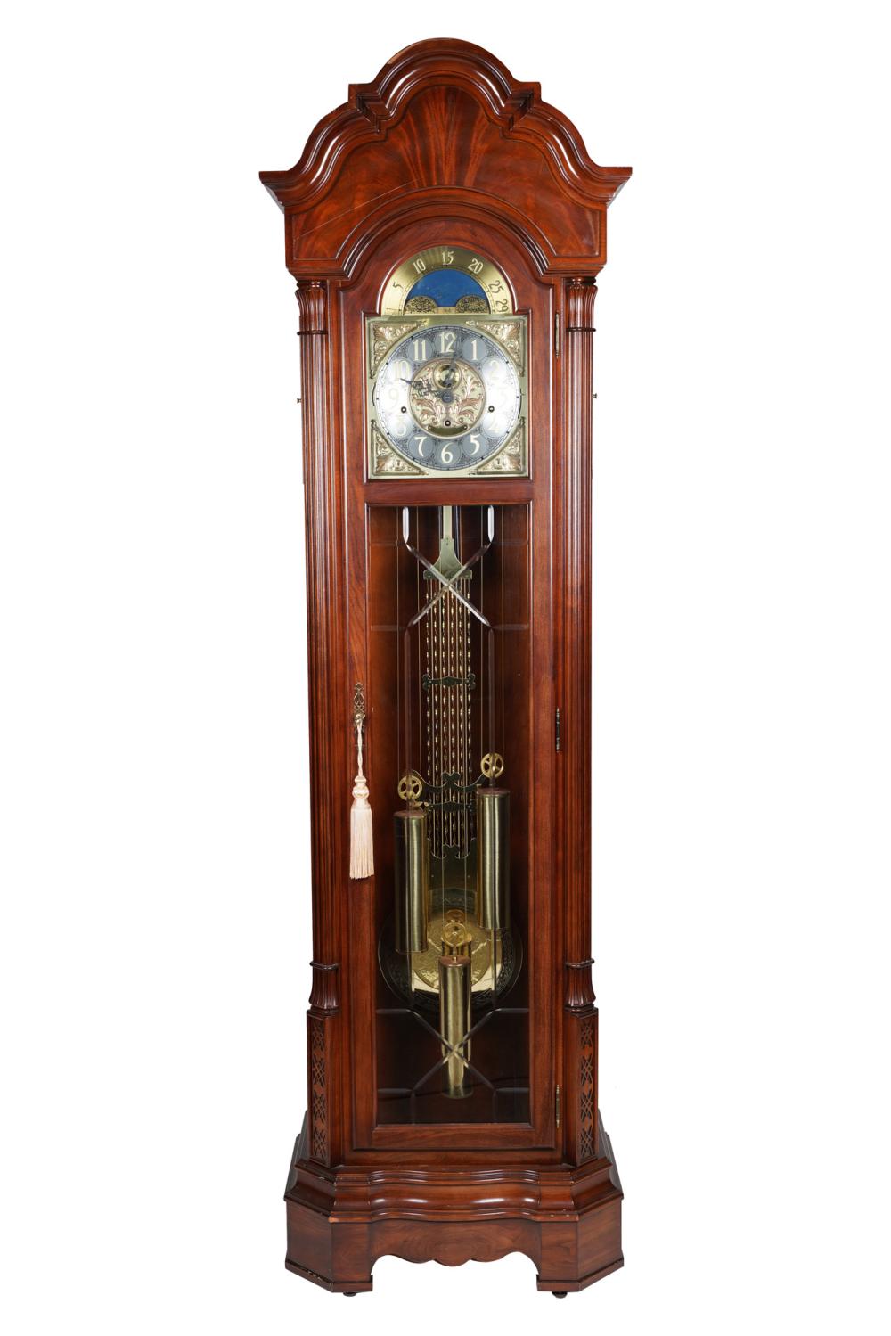 SLIGH STAINED MAHOGANY TALL CASE