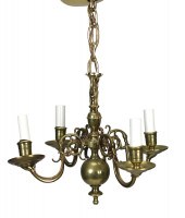 SMALL 19TH C. DUTCH BRASS CHAN