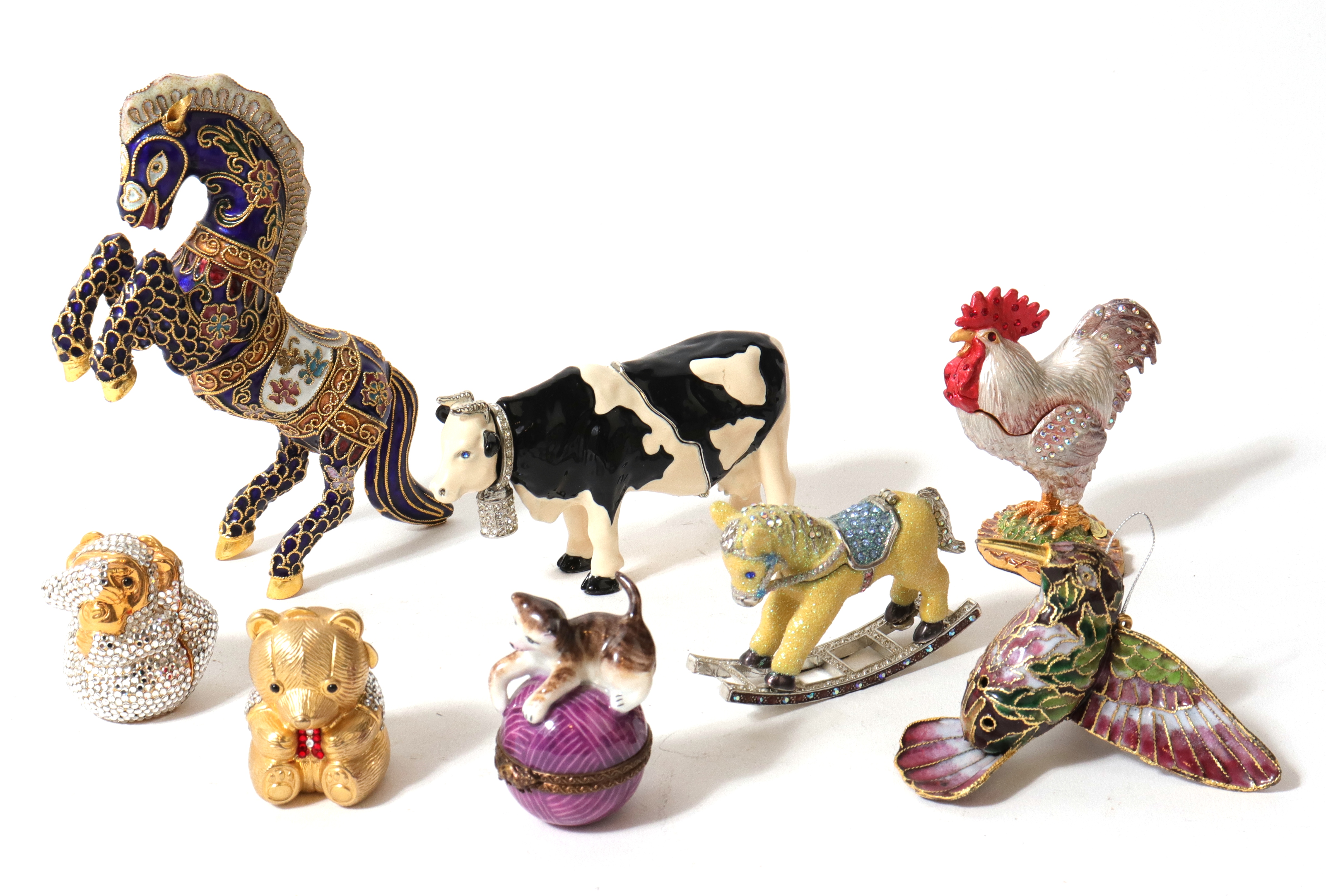 SMALL ANIMAL TRINKETS INCL. PERRY