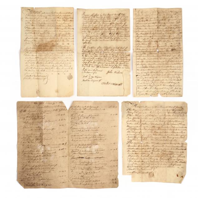 SMALL ARCHIVE OF FEDERAL PERIOD NEW