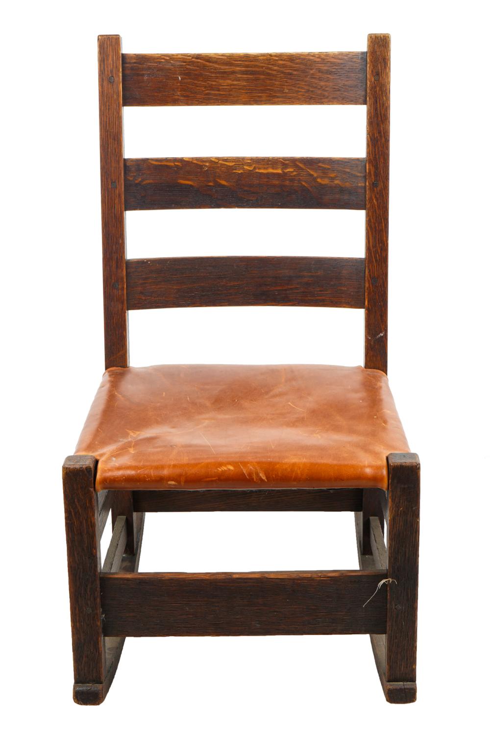 SMALL ARTS & CRAFTS OAK ROCKING