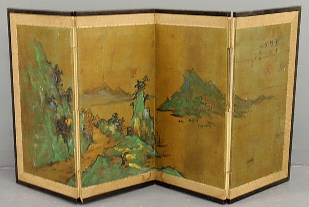 Small Asian painted on paper