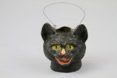 SMALL BLACK CAT JACK-O-LANTERN