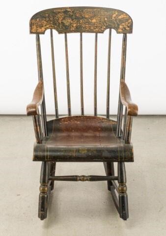 SMALL BOSTON ROCKER, 19TH