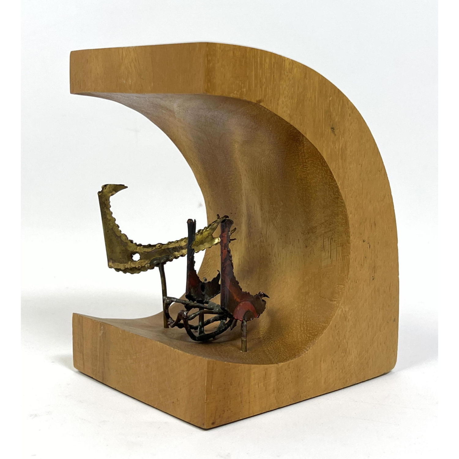 Small Brutalist Sculpture. Mixed