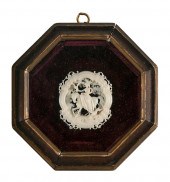 SMALL CARVED IVORY DIEPPE PANE