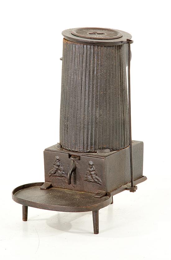 Small cast-iron parlor stove