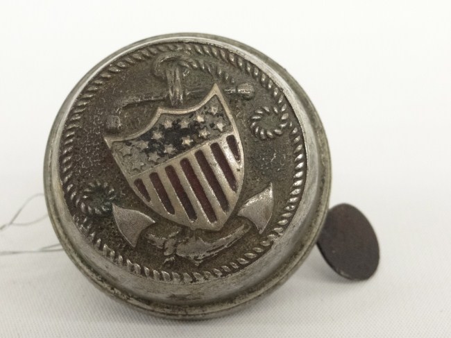 Small cast USA shield bell.