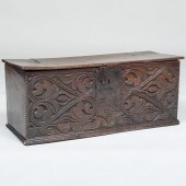 SMALL CHARLES II OAK BLANKET C
