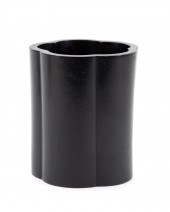 SMALL CHINESE EBONIZED WOOD BR