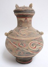 SMALL CHINESE HAN TERRACOTTA H