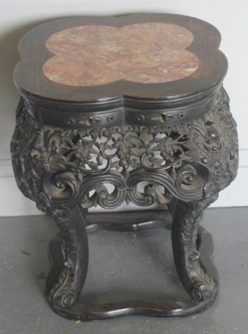 Small Chinese Marble Top Table.From