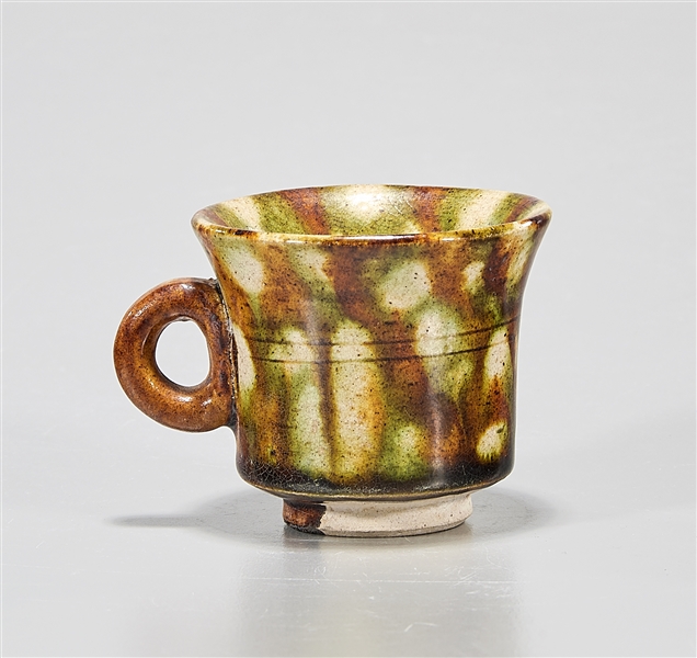 Small Chinese sancai-type glazed