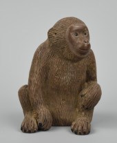 SMALL CHINESE SEATED ZISHA MON
