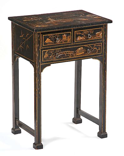 SMALL CHINOISERIE DECORATED STYLE