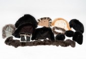 SMALL COLLECTION OF FUR ACCESS