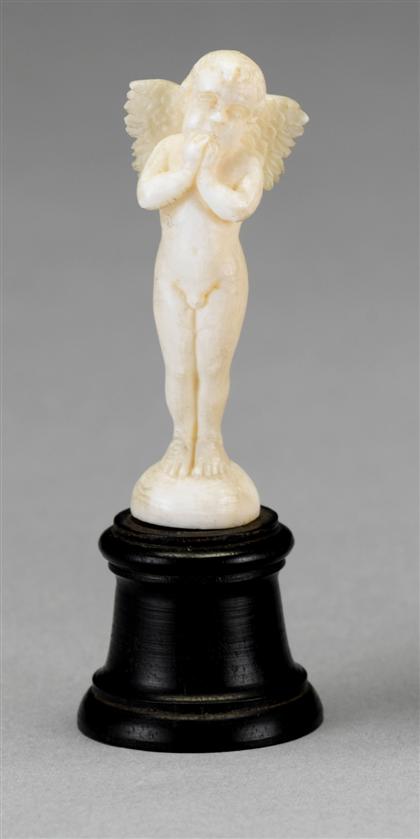 Small Continental ivory figure   