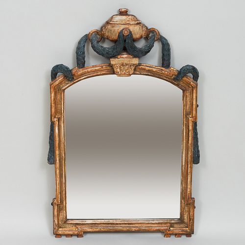 SMALL CONTINENTAL PAINTED AND