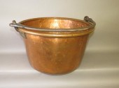 SMALL COPPER APPLE BUTTER KETT