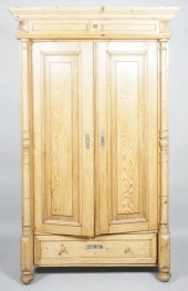 SMALL COUNTRY PINE ARMOIRE 74