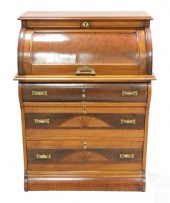 SMALL CYLINDER ROLL TOP DESK,