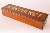 SMALL DOVETAILED MAHOGANY LIFT