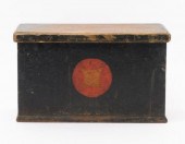 SMALL DOVETAILED PINE BOX, N.Y
