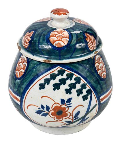 SMALL DUTCH DELFTWARE POLYCHROME