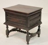 SMALL ENGLISH JACOBEAN OAK LIF