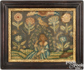 SMALL ENGLISH NEEDLEWORK PICTU