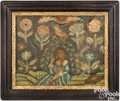 SMALL ENGLISH NEEDLEWORK PICTU