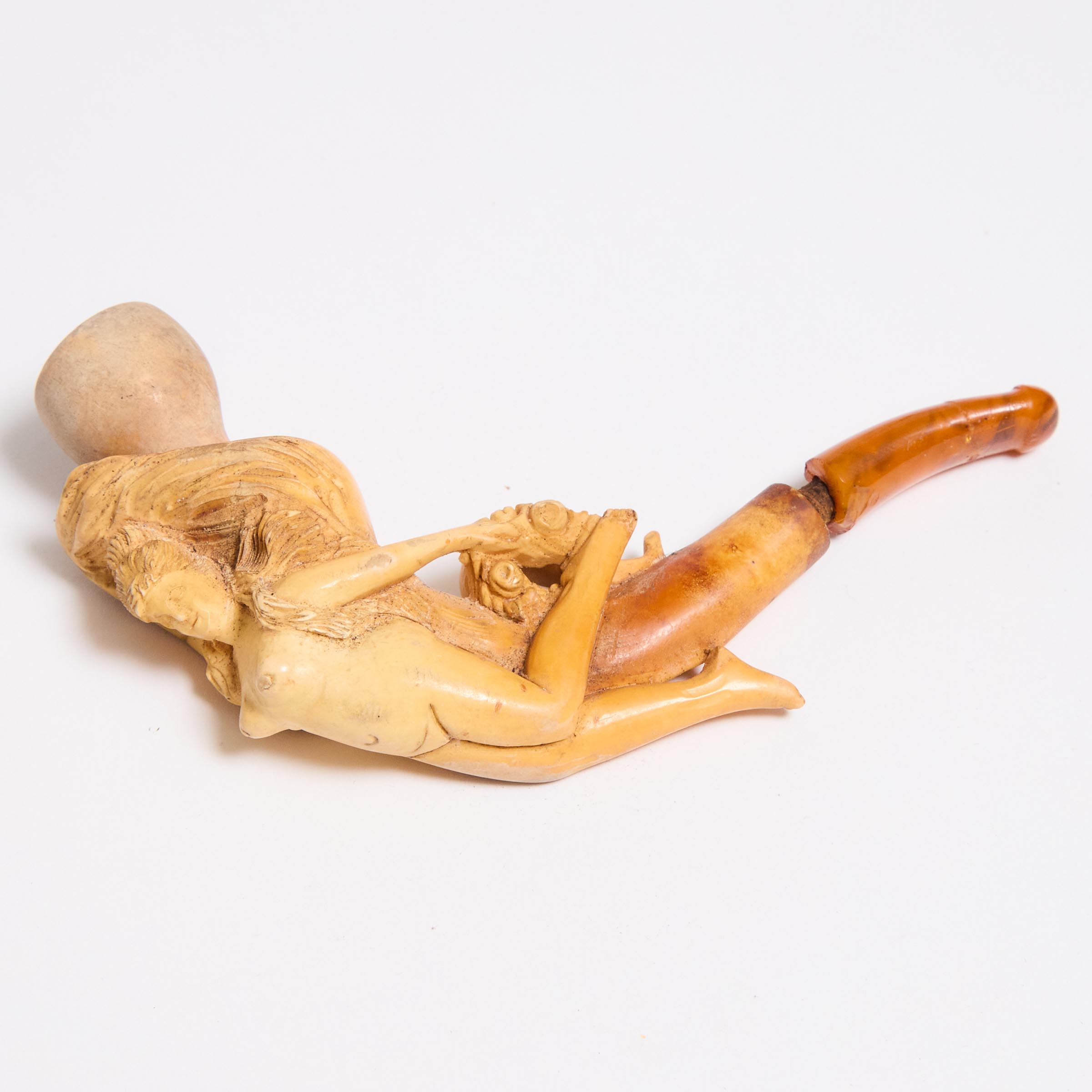 Small Erotic Water Nymph Meerschaum
