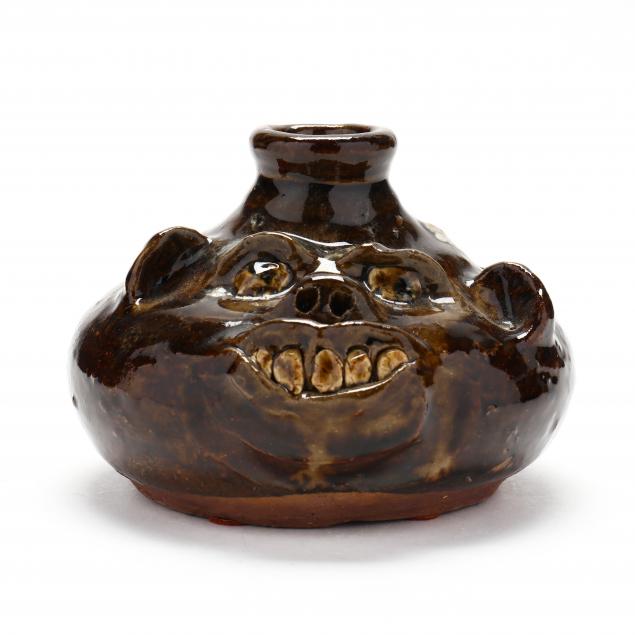 SMALL FACE JUG, MARIE ROGERS (GA,