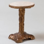 SMALL FAUX BOIS GILT COMPOSITI