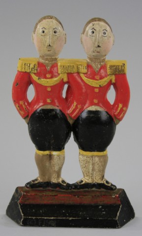 SMALL FOOTMEN DOORSTOP Hubley