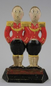 SMALL FOOTMEN DOORSTOP Hubley