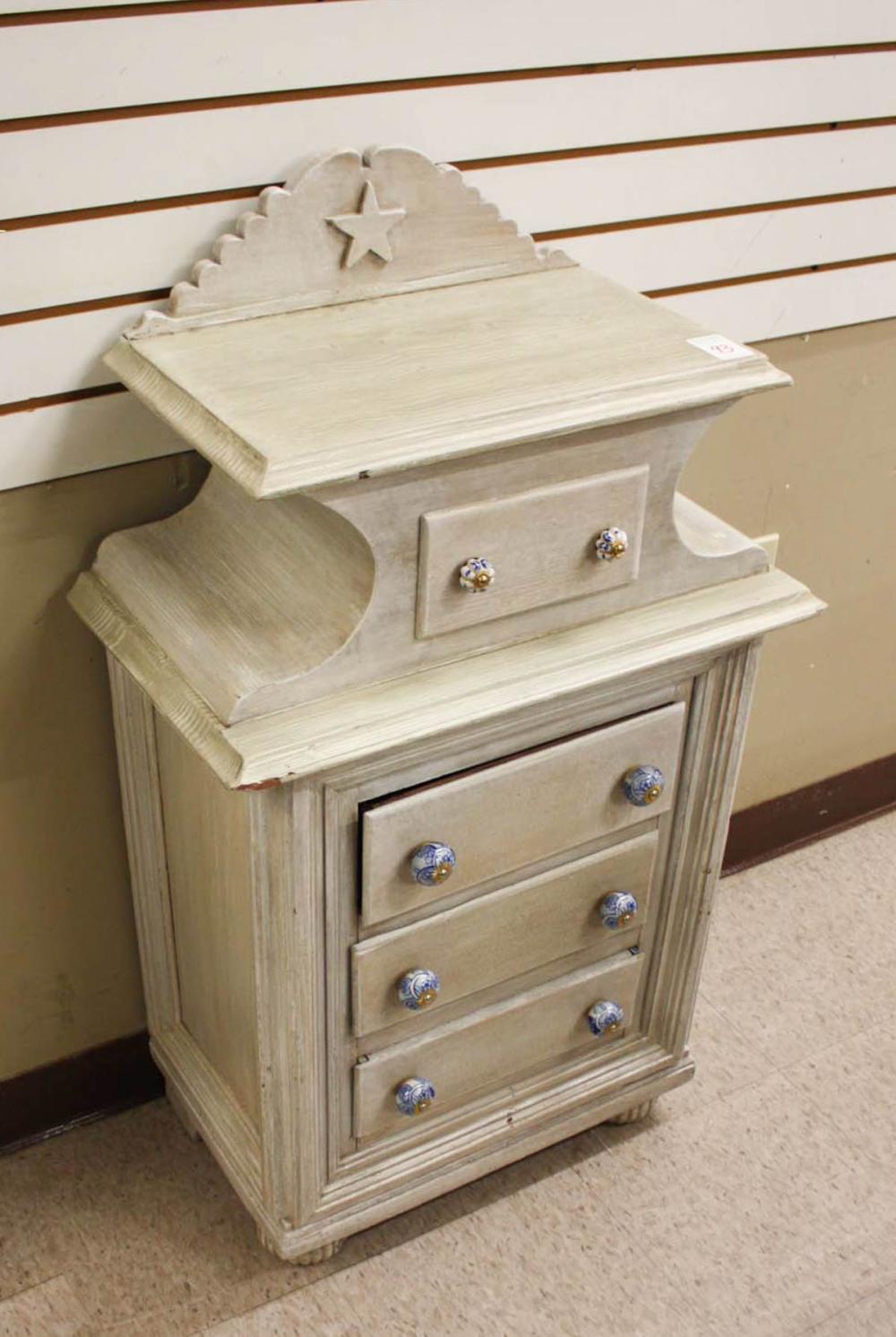 SMALL FOUR-DRAWER SIDE CHEST,