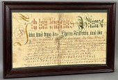 SMALL FRAKTUR INK & WATERCOLOR