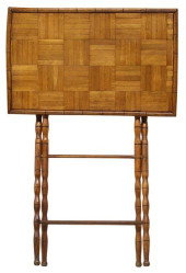 SMALL FRENCH FAUX BAMBOO PARQU