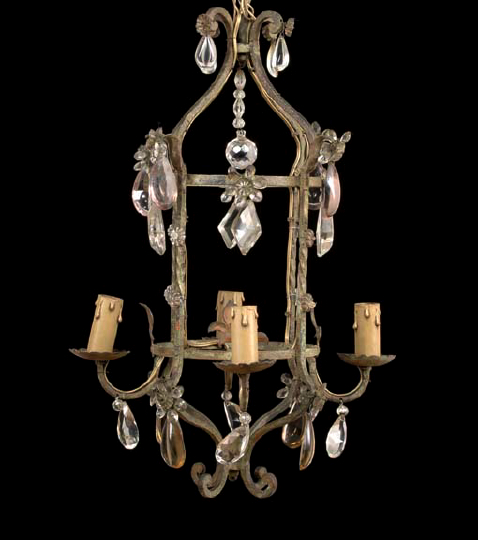 Small French Gilded Wrought-Iron