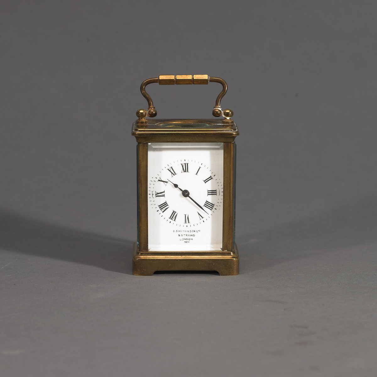 Small French Gilt Brass Carriage