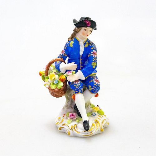 SMALL FRENCH PORCELAIN FIGURINE,