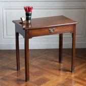 SMALL GEORGE III MAHOGANY SIDE