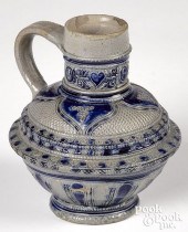 SMALL GERMAN OVOID STONEWARE J