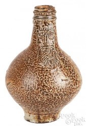 SMALL GERMAN STONEWARE BELLARM