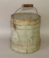 SMALL GRAY PAINTED SOFTWOOD FI