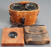 SMALL GROUP OF ANTIQUE OPTICS,