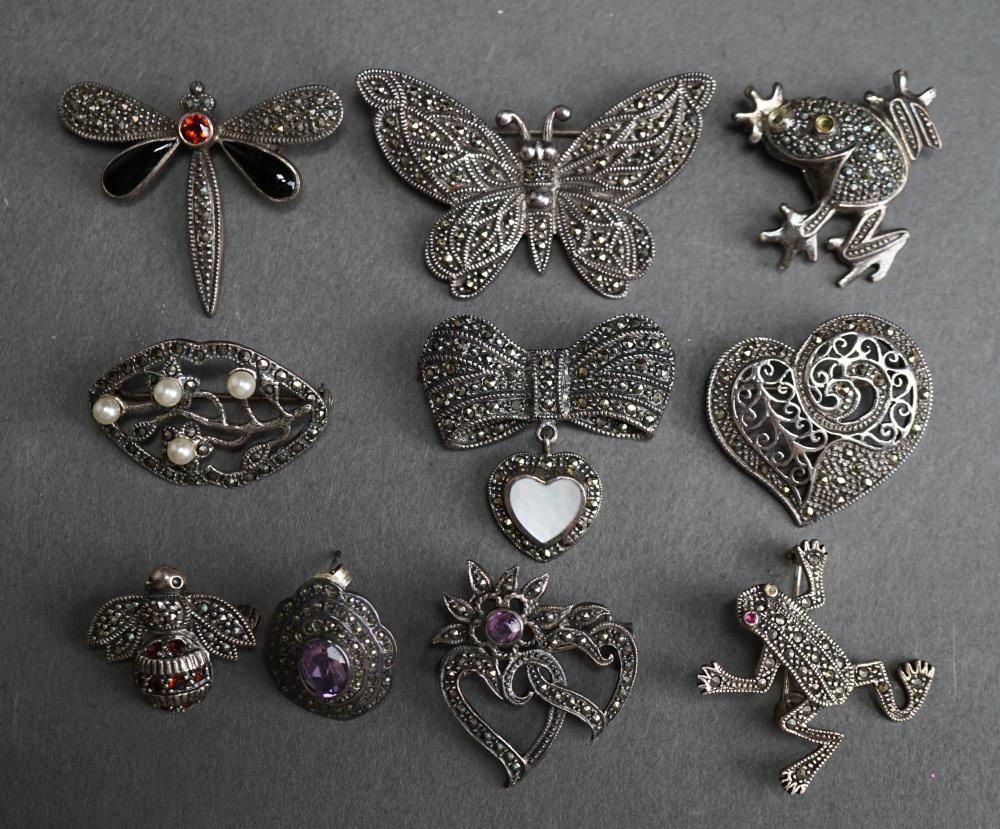 SMALL GROUP OF MARCASITE AND