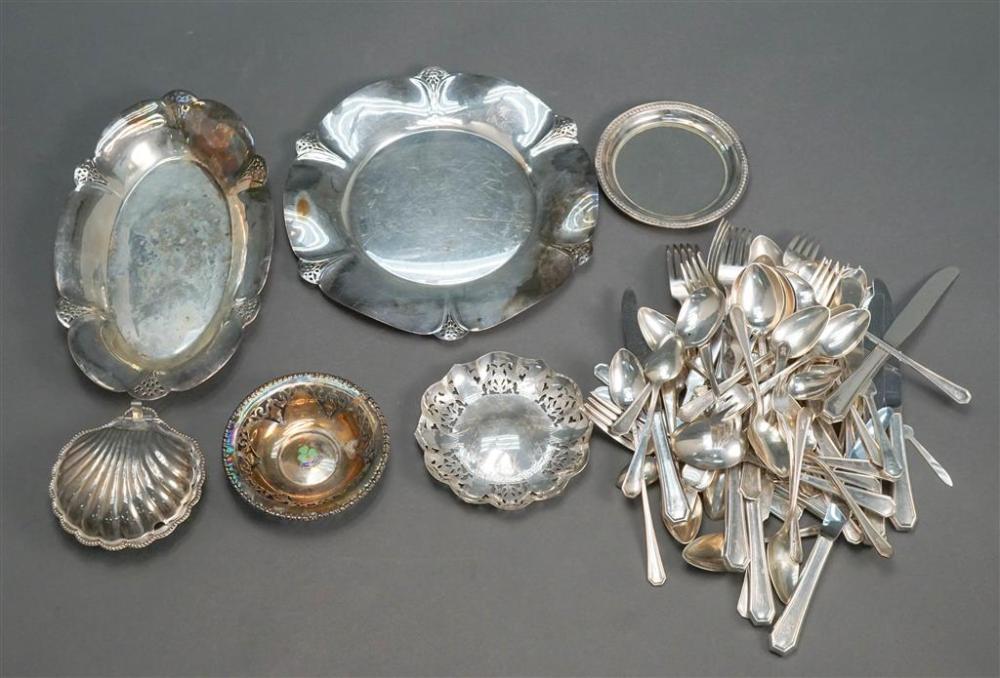 SMALL GROUP OF SILVER PLATE