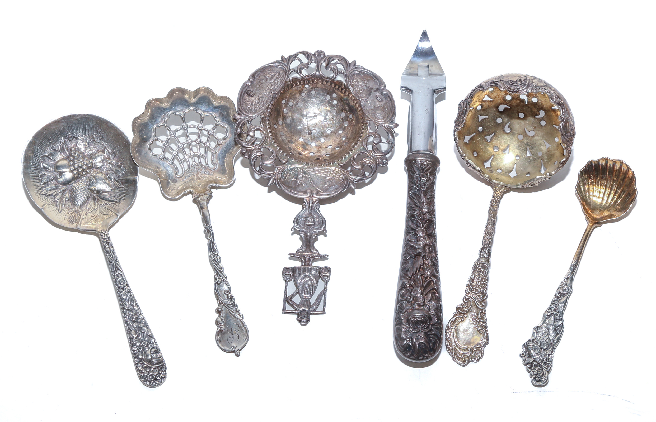 SMALL GROUP OF STERLING SERVING